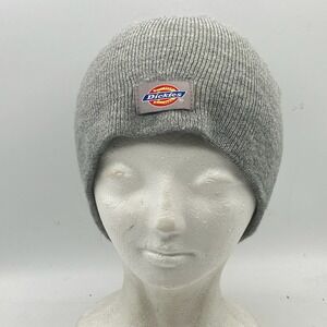Dickies Beanie‎ Hat Heather Gray Knit Cuffed OSFM Unisex Winter Warm